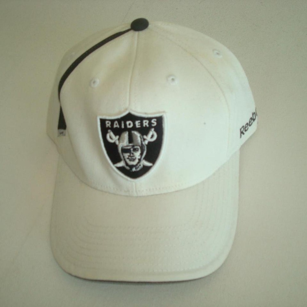 OAKLAND RAIDERS REEBOK 2005 HAT CAP VINTAGE 00S Y2K D1